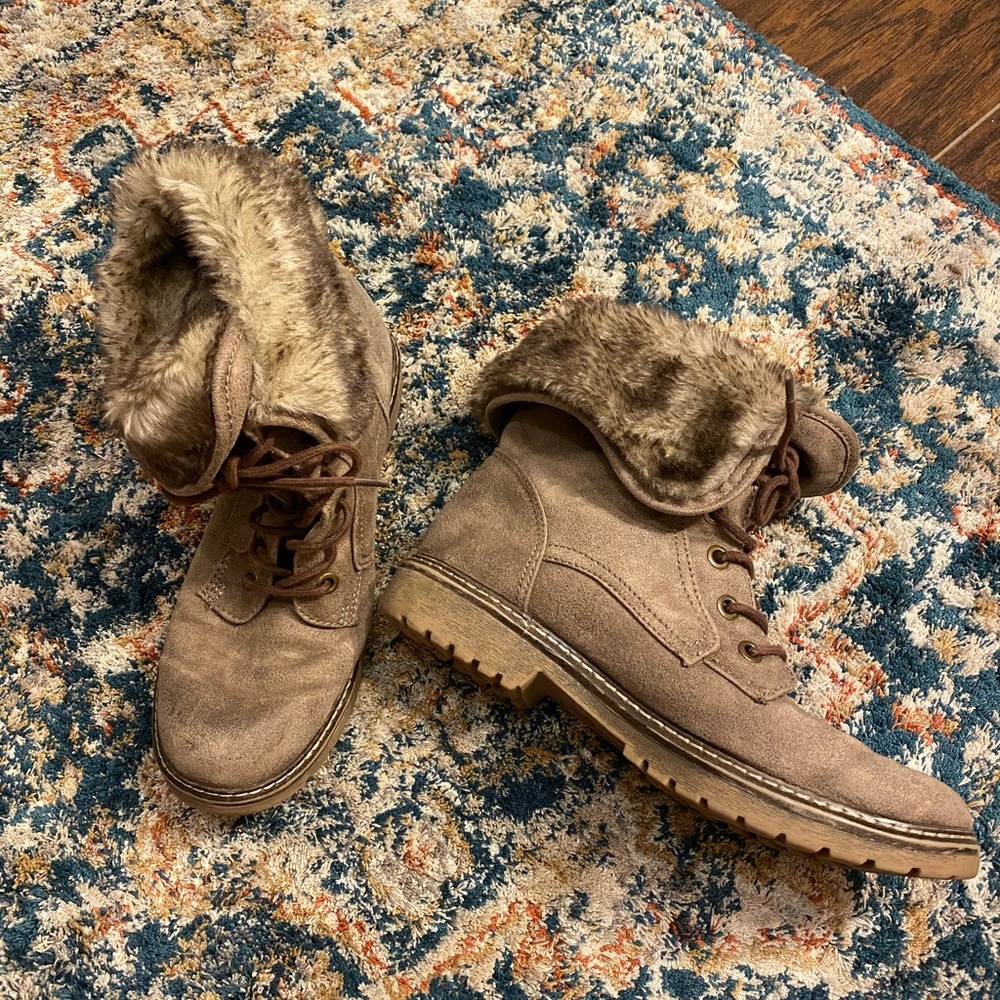 Mossimo Faux Suede Ankle Boots